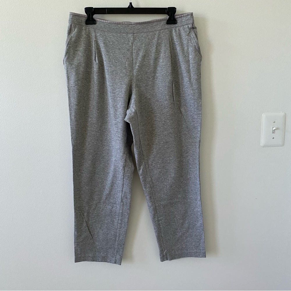 Lafayette 148 Women’s Pull-on Satin Side Strip Pocket Ankle/Crop Pants